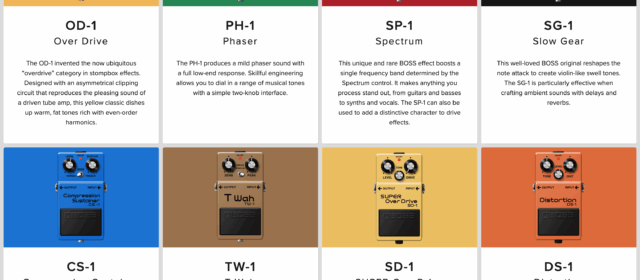 Roland / BOSS Effects Pedals Plug-In